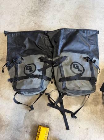 Giant Loop mototrekk panniers and rack