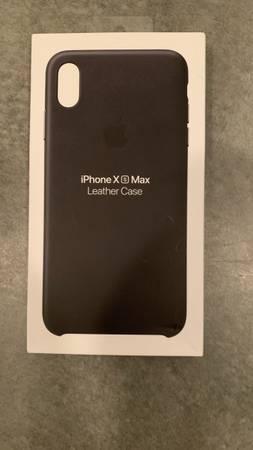 iPhone Xs Black Leather Case (New in box)