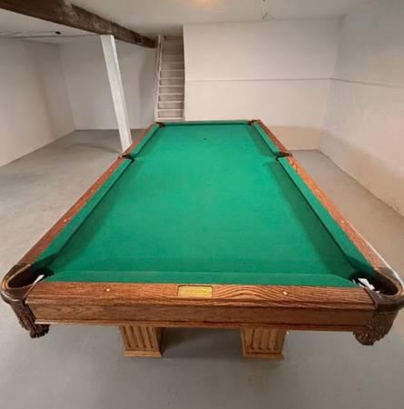 8ft Golden West Solid Oak Pool Table