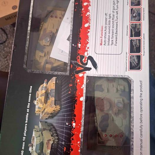 Rc tank battle set