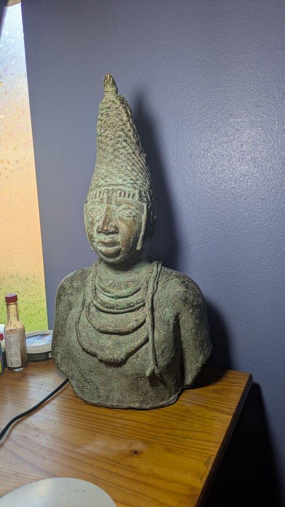 Benin Bronze Statue