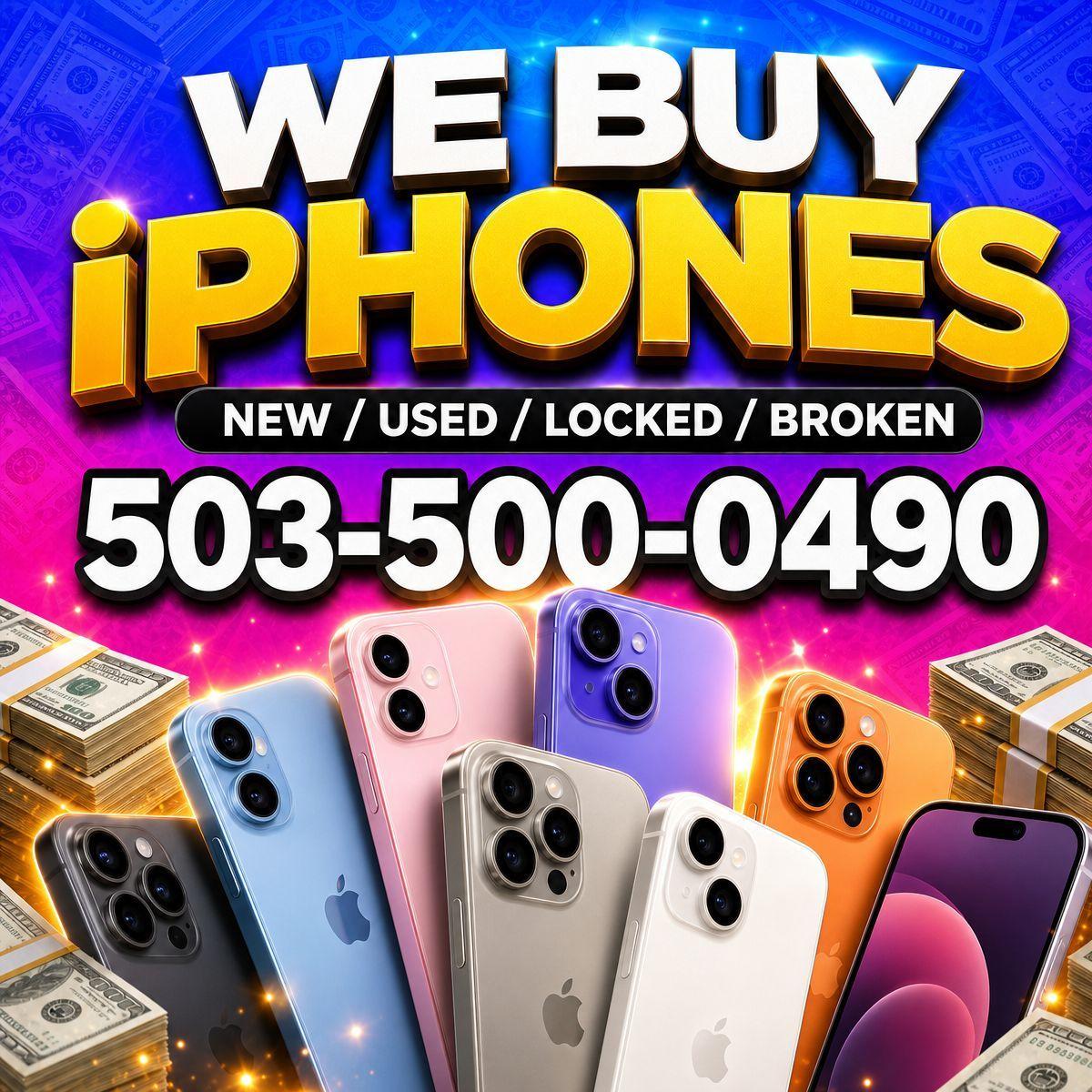 iPhone 17 Pro Max 16 Pro Sell for Cash Now Top Dollar Paid Broken Locked Financed We Buy Samsung MacBook iPad Air