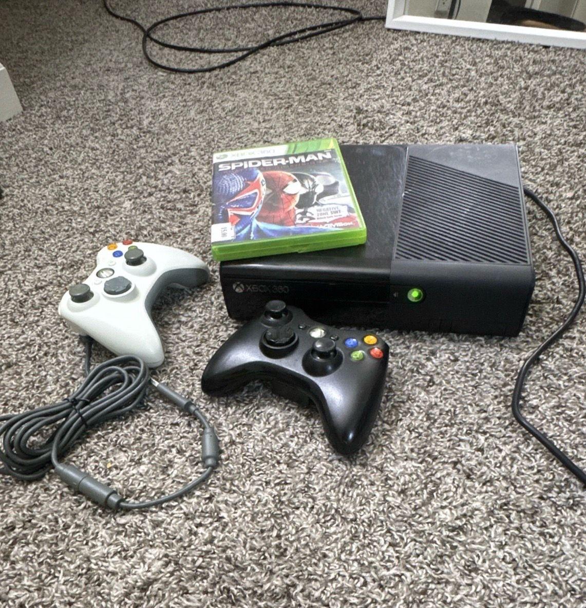 Xbox 360 E with Spider-Man shattered dimensions