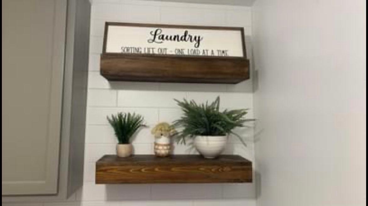 Custom Floating Shelves