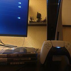 PlayStation 5 Disc Edition (825gb) and PS2 Bundle!!! Including Games, Controllers And HDMI Cables